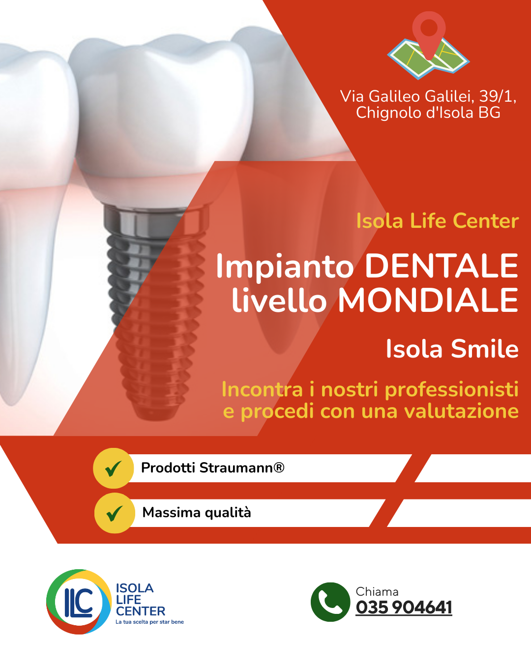 Impianto Dentale, livello Mondiale!