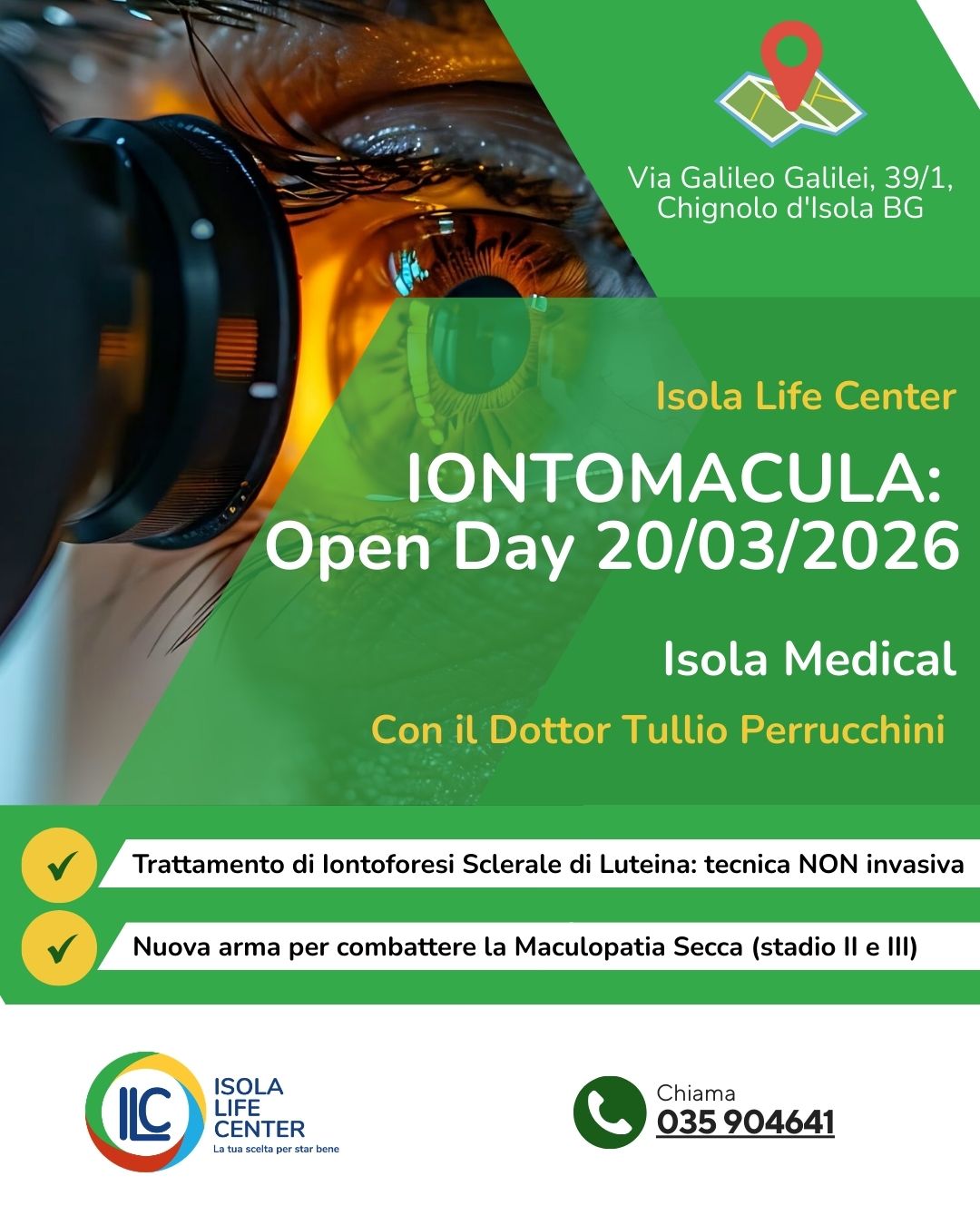 IONTOMACULA: il 20 marzo Open Day!