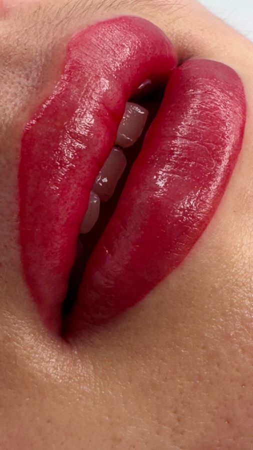 labbra definite lucide gonfie sexy bacio grosse grandi colorate perfette 