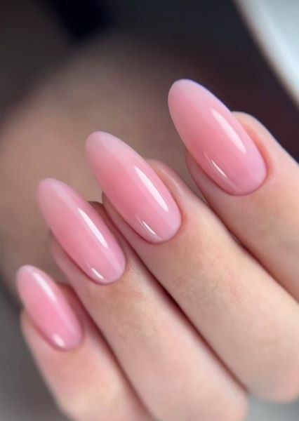 ricostruzione gel smalto allungamento effetto naturale dry manicure russa colori estivi glitter 